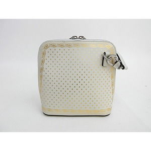 Gucci White Shoulder Bag Guccy Long Print SEGA
